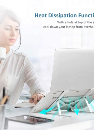 Norden Portable Adjustable Laptop Stand – Aluminum Alloy Folding Computer Stand