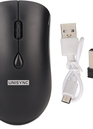 Wireless Mouse 2.4GHz Silent Click Ergonomic 500mAh Rechargeable – Adjustable DPI