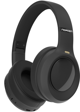Norden Nova ANC Over-Ear Bluetooth Headphones 400mAh – Active Noise Cancelling 28dB with USB-C Fast Charge – Foldable with AUX Mic