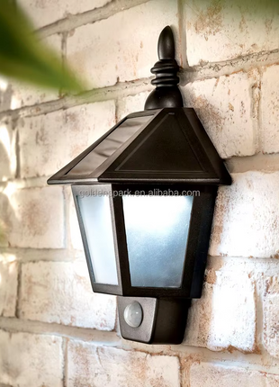 Solar Wall Light Outdoor Waterproof - Warm & Cool Light Modes