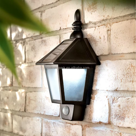 Solar Wall Light Outdoor Waterproof - Warm & Cool Light Modes