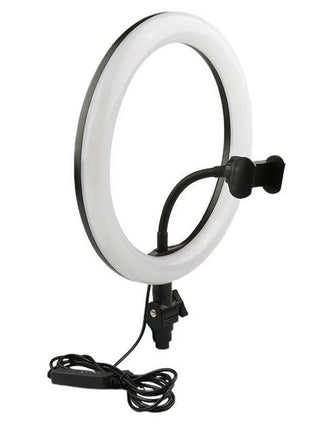 Ring Light Replacement 30cm with USB Power + Wired Remote – Adjustable Brightness & Color – Phone Holder