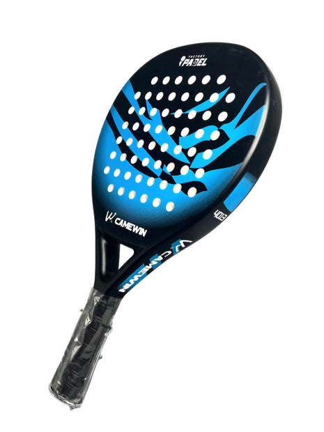 Padel Racket 38mm Carbon Frame EVA Soft Core Marble Face Design with Grip and Carry Bag (Copy)