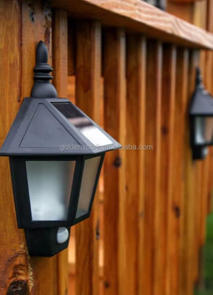 Solar Wall Light Outdoor Waterproof - Warm & Cool Light Modes