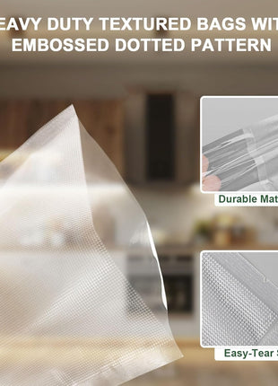 Vacuum Sealer Bags 35 x 24 cm, Pack of 50 BPA-Free Food Bags