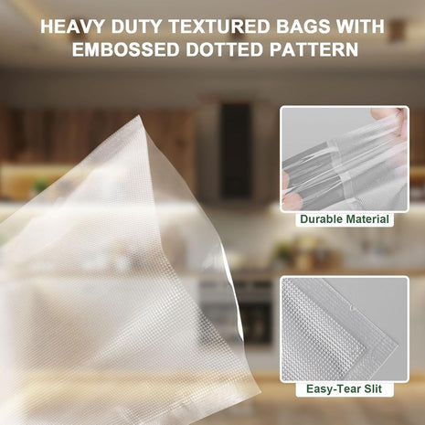 Vacuum Sealer Bags 35 x 24 cm, Pack of 50 BPA-Free Food Bags