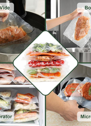 Vacuum Sealer Bags 35 x 24 cm, Pack of 50 BPA-Free Food Bags