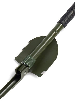 Mini Folding Shovel 420mm – Steel Head Multi-Tool with Pick & Camo Case