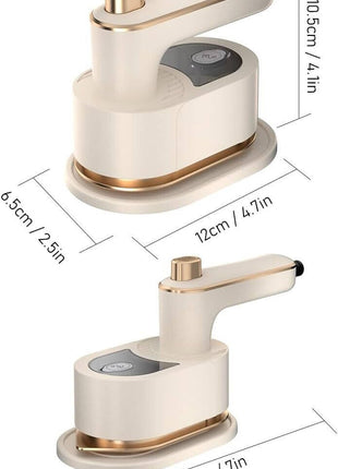 Portable Electric Mini Iron for Clothes, Heat Transfer Vinyl & Crafts, Constant Temperature, Foldable Travel Iron