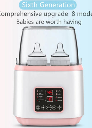 8-in-1 Milk Warmer & Steriliser – 4-Bottle Capacity – 170W – BPA-Free – Dual Voltage – Quiet