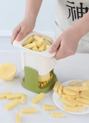 Manual Vegetable Chopper with Stainless Steel Blades and ABS Body