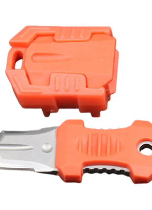 Mini EDC Blade Tool 6.2cm – Fixed Blade Outdoor Survival Utility – Molle Clip Compatible with Buckle Attachment