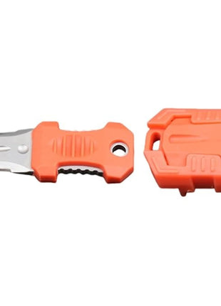 Mini EDC Blade Tool 6.2cm – Fixed Blade Outdoor Survival Utility – Molle Clip Compatible with Buckle Attachment