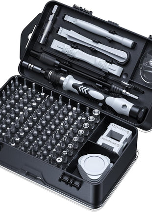 115-in-1 Precision Screwdriver Set – Multi-Bit Magnetic Repair Kit with Tweezers, Crowbars & Case – Chrome Vanadium Bits