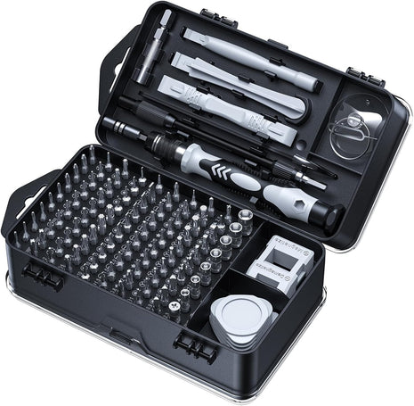 115-in-1 Precision Screwdriver Set – Multi-Bit Magnetic Repair Kit with Tweezers, Crowbars & Case – Chrome Vanadium Bits