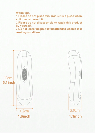 Electric Baby & Adult Nail Trimmer Kit with 6 Grinding Heads, 4 Working Modes, 360° Rotation, Low Noise, Battery Powered