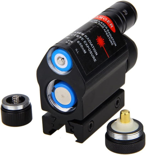 Tactical Laser Flashlight Combo 1000 Lumens – Green Laser Sight 650nm – Quick Rail Mount – Rechargeable with Batteries Charger – Black