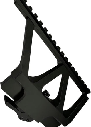 Tactical Scope Mount 17x10 cm – CNC 6061 Aluminum – Picatinny/Weaver – Black Anodized