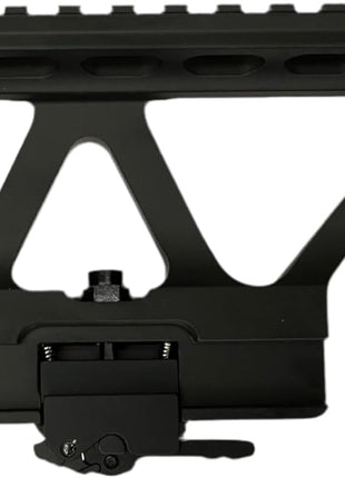 Tactical Scope Mount 17x10 cm – CNC 6061 Aluminum – Picatinny/Weaver – Black Anodized