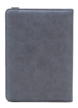 PU Leather RFID Passport Holder – 14.4×10.5×1.4 cm – 4 Card + 2 SIM + 3 Pockets – Coffee / Grey / Pink / Black