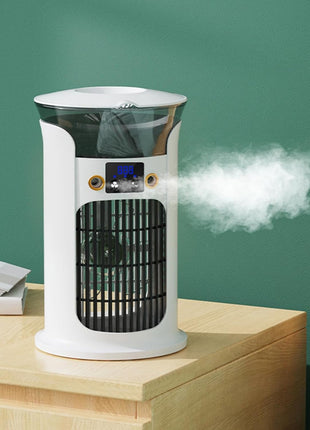 Portable USB Desktop Evaporative Air Cooler 880 ml – 3 Speeds, 7‑Color LED