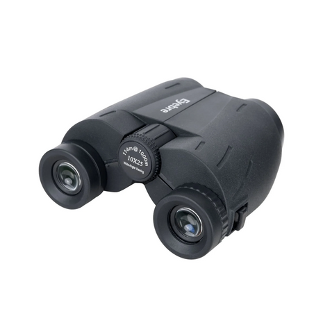Eyebre Binoculars 10x25 Compact – HD SMC Coated Lens + BAK7 Prism – Lightweight Outdoor Spyglass – Black