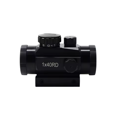 Red Dot Sight 1x40RD – 40mm Lens + 11 Brightness Levels – Matte Black Reflex Optic