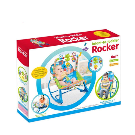 Infant-to-Toddler Rocker Chair 18kg – Soothing Vibration & Musical Toy Bar