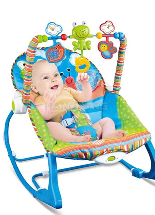 Infant-to-Toddler Rocker Chair 18kg – Soothing Vibration & Musical Toy Bar – Multicolour HW602