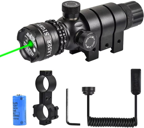 Tactical Laser Sight 120mm – Aluminum – Windage & Elevation Adjust – 20mm Rail Mount – Model JGDR
