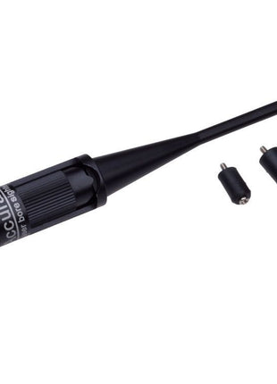 Accurate Laser Boresighter .22 to .50 Caliber – Red Laser Sight Tool with Adapters & Case – Black Aluminum