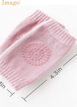 Baby Crawling Knee Pads – 1 Pair Cotton Anti-Slip – Selectable Colour – 6–24 Months
