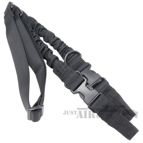 2-Point Rifle Sling 140cm – Nylon Tactical with Quick Detach + Snap Buckles – Black