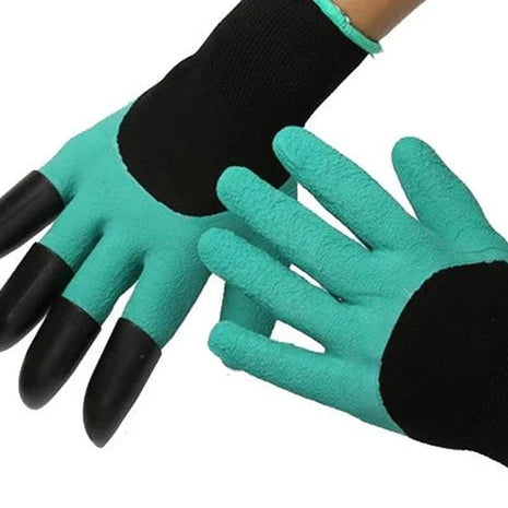 Garden Claw Gloves with ABS Claws – Latex-Coated, Washable Gardening Gloves for Digging, Planting & Weeding