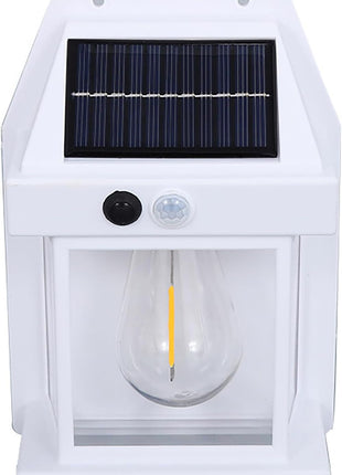 Solar Wall Light 1200mAh Outdoor Lantern with Motion Sensor – 3 Modes, Waterproof ABS Body