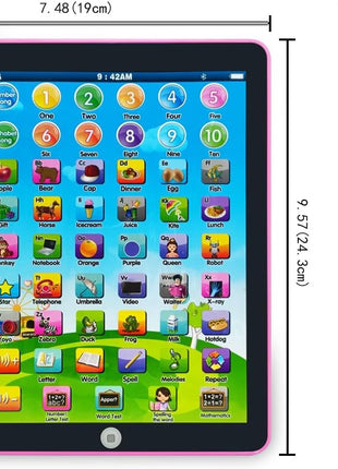 Kids Learning Tablet 24.3cm – Interactive Alphabet, Spelling & Math Toy