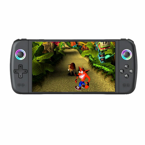 Retro Handheld Gaming Console 256 GB – 50 000+ Games, 7″ IPS, EmuELEC, 3000 mAh, Black