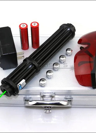5000mW  Green Laser Pointer – Aluminium Chassis – Black or Silver Finish