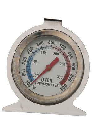 Oven Thermometer 600°F – Dual Scale Stainless Steel – Universal Fit for Ovens