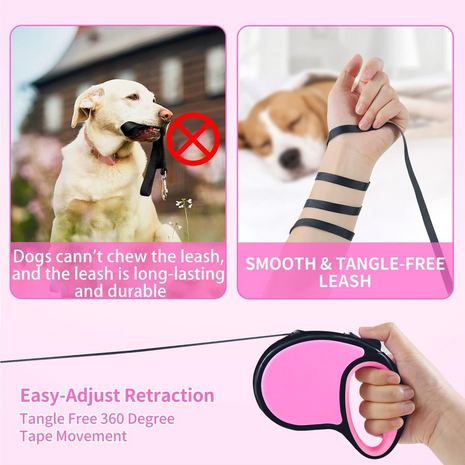 Retractable Dog Leash 3m – Quick Brake