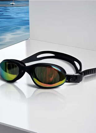 Swimming Goggles Adult with Anti-Fog UV Mirror Lens