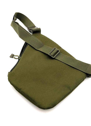 Tactical Chest Sling Bag 23.5×18 cm 600D Oxford Nylon Right Shoulder Anti‑Theft