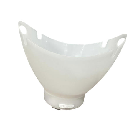 7L LED Ice Bucket with Bluetooth 5.4 Speaker – Rechargeable USB-C Party Beverage Cooler – Multicolor Lighting – White