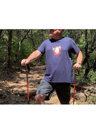 Lightweight Aluminum Telescopic Trekking Pole – Anti-Shock Hiking & Walking Stick (Single Piece)