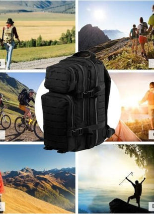 Tactical Assault Pack Backpack 45×27×26 cm – 30 L Nylon MOLLE Rucksack