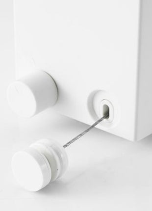 Retractable Indoor Clothesline 4.2m Wall Mounted Laundry Drying Line 20kg Capacity White