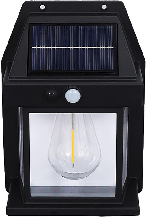 Solar Wall Light 1200mAh Outdoor Lantern with Motion Sensor – 3 Modes, Waterproof ABS Body
