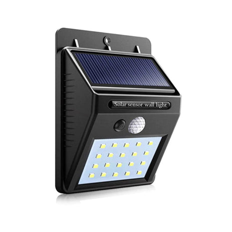 Solar Sensor Wall Light 350 Lumen – 25 LED – Motion Detection – ABS+PC Waterproof Housing – 4 Modes – IP65