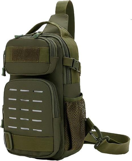 Tactical Chest Sling Bag 18x12x32cm - 900D Nylon - Water-Repellent