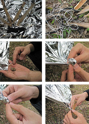 Emergency Thermal Blanket 130×210cm – Waterproof Mylar Survival Bag – Silver Reflective, Compact & Lightweight